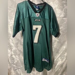 Reebok NFL  Michael Vick Philadelphia Eagles NFL Green Jersey 25”pit2pit    33”L